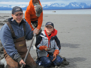 Alaska Razor Clam Digging